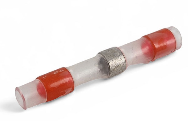 Water Resistant Red Solder Seal Wire Splice Butt Connectors